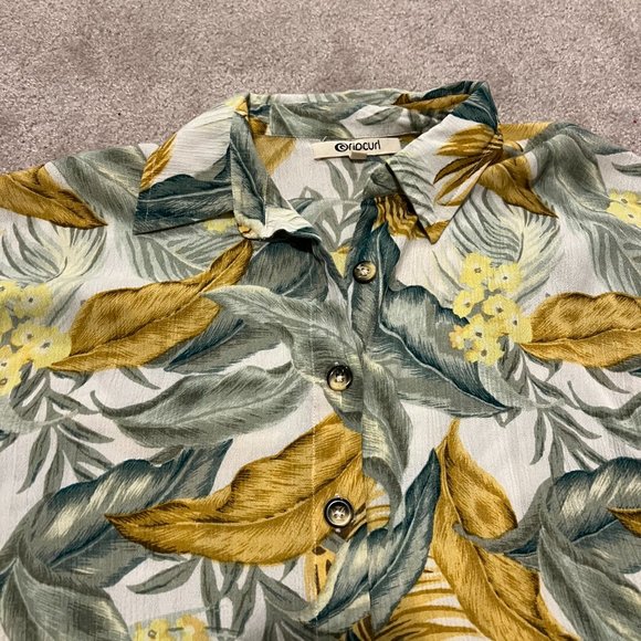 RIP CURL - Flowy Tropical Blouse - Size S - Picture 3 of 3